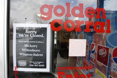 These hours could differ slightly depending on which location you visit. . Golden corral closing list